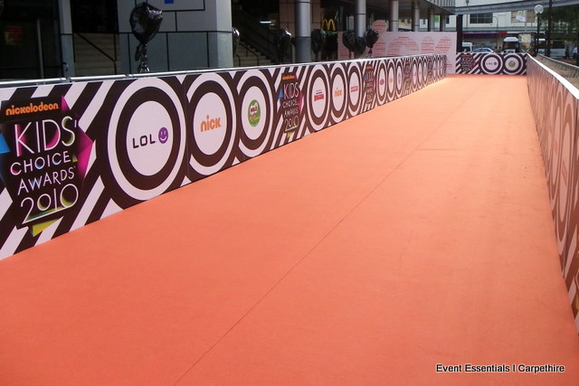 Orange Carpet Entrance