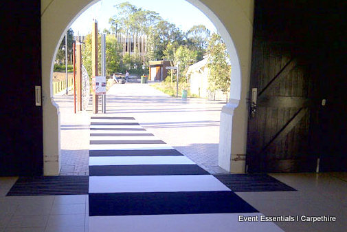 Black and White Striped Carpet, Taronga Zoo