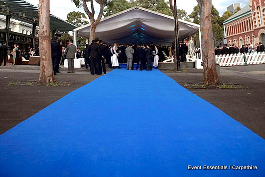 Blue Carpet Entrance