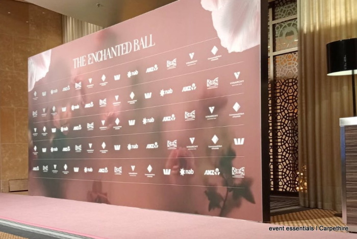 Enchanting pale pink carpet