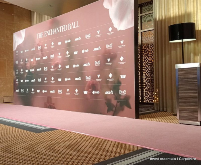 Enchanting pale pink carpet