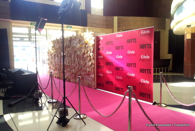 Pink Carpet Entrance, crowd control and theming