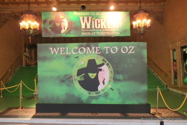 Green Carpet Entrance, Double-Sided Media Wall and Crowd Control