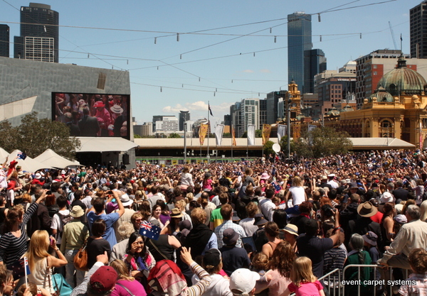 Red Carpet - Royal Visit Federation Square, Melbourne